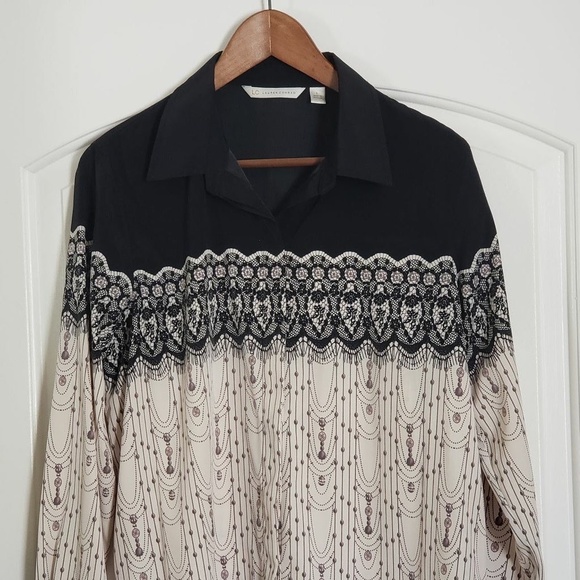 LC Lauren Conrad Long Sleeve Blouse - Picture 1 of 3